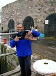 Raj is delighted as he rescues his boots from the boat before we head home. A detour which cost him a round of ice creams.