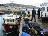 Out on the Cobb loading Miss Pattie - Shock horror, friendly skipper helps!