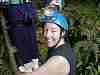 A smile before the 27m abseil