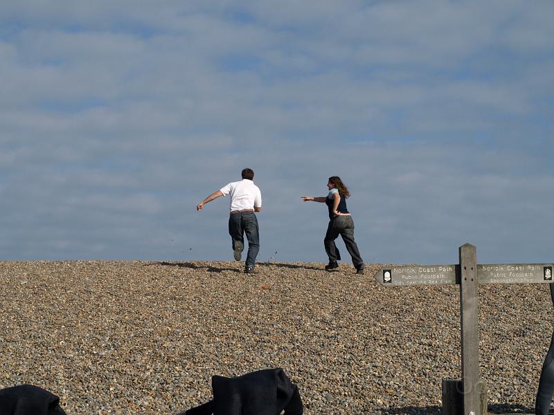 PA070996.JPG - Some of them couldn't wait to get a look at the sea