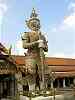 A giant demon guard at the Grand Palace