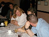 Catherine and the back of Craig's head